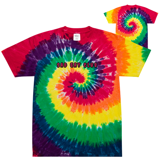 SAMPLE SALE Sad Gay Club Tie Dye Tee