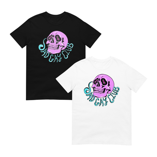 SAMPLE SALE Sad Gay Club Puppyteeth Coloured Tee