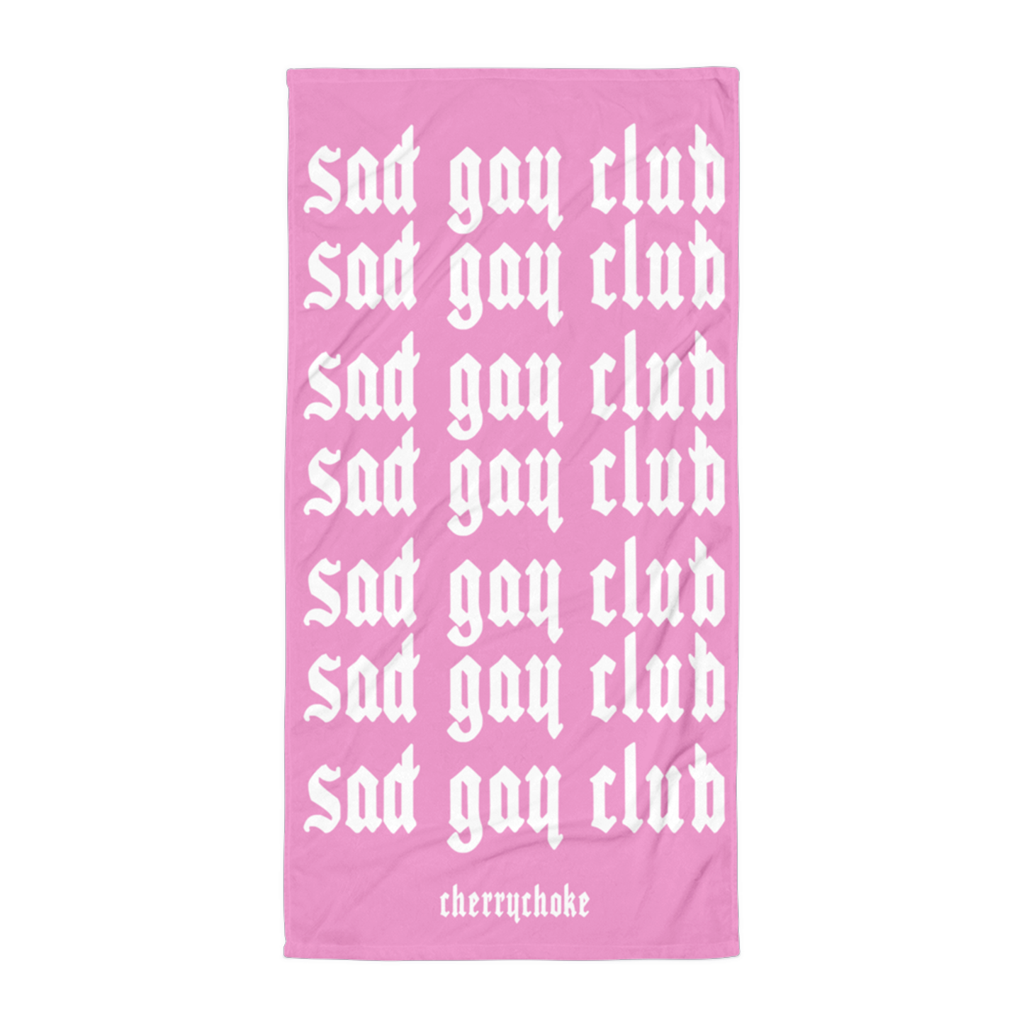 SAMPLE SALE Sad Gay Club Beach Towel