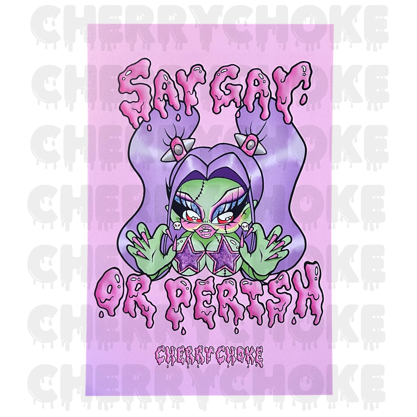 Say Gay or Perish Slaytina Art Print