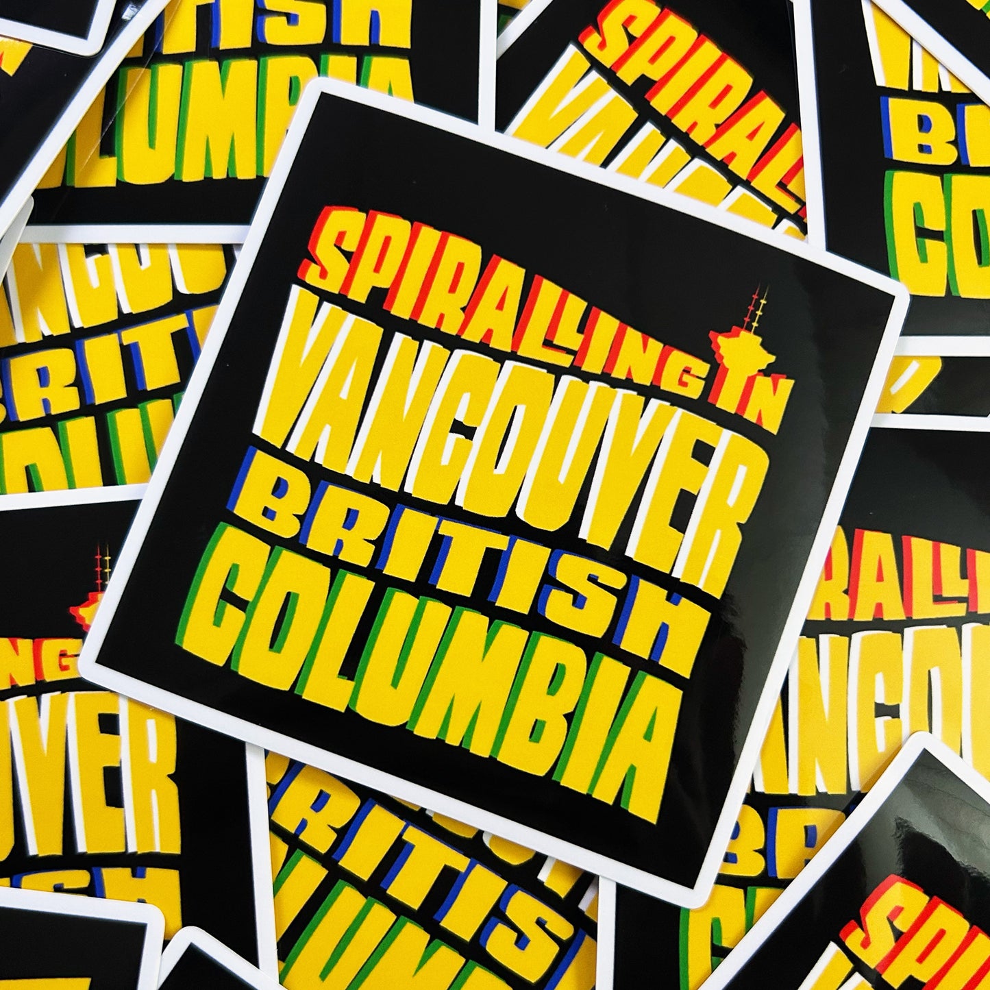 Spiralling In Vancouver Sticker