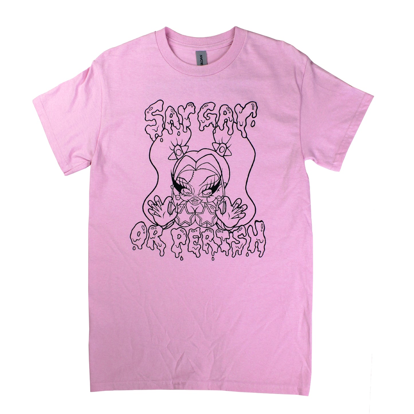 Say Gay or Perish Slaytina PINK Tee