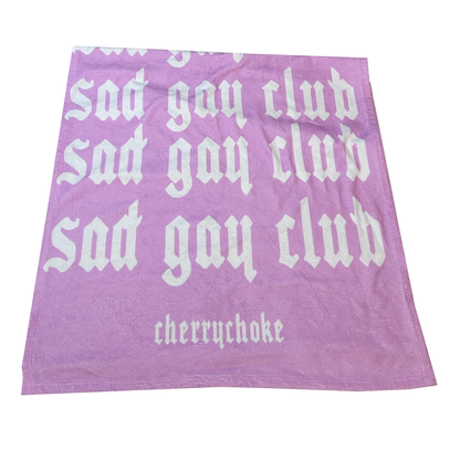 SAMPLE SALE Sad Gay Club Beach Towel