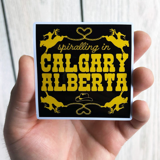 Spiralling In Calgary Sticker