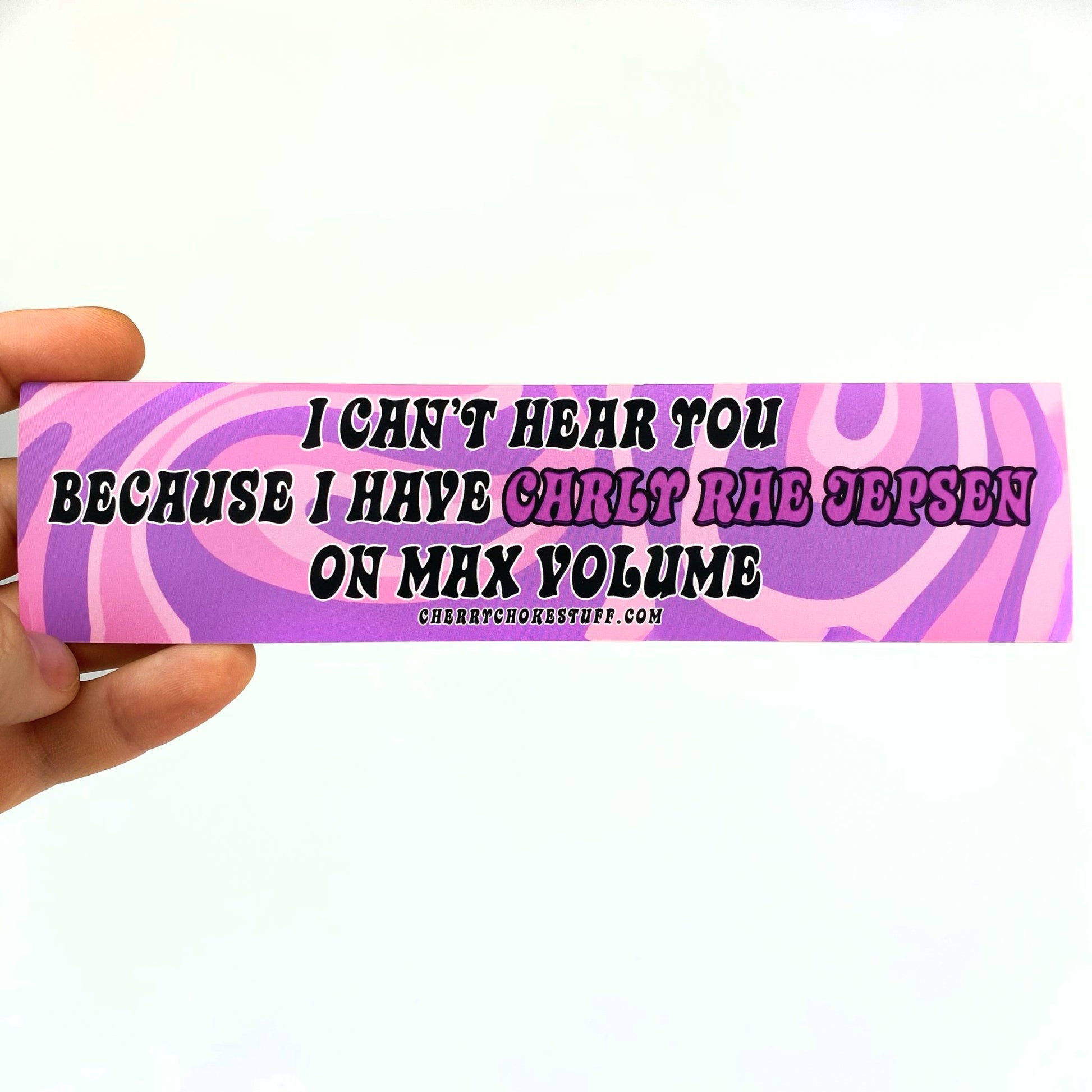 Carly Rae Jepsen Bumper Sticker - CHERRYCHOKE