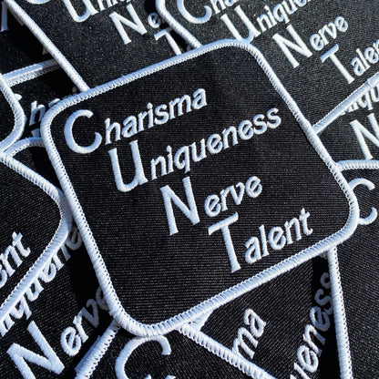 Charisma, Uniqueness, Nerve & Talent Patch - CHERRYCHOKE