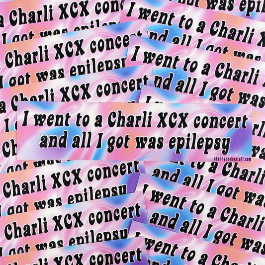 Charli XCX Bumper Sticker - CHERRYCHOKE