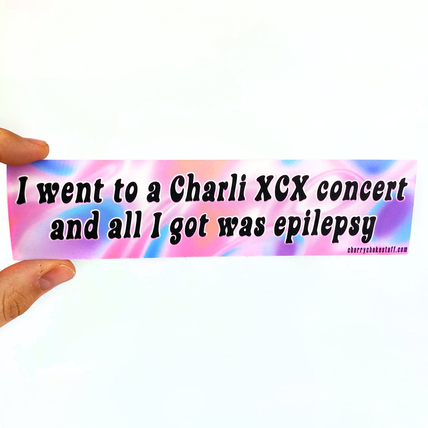 Charli XCX Bumper Sticker - CHERRYCHOKE