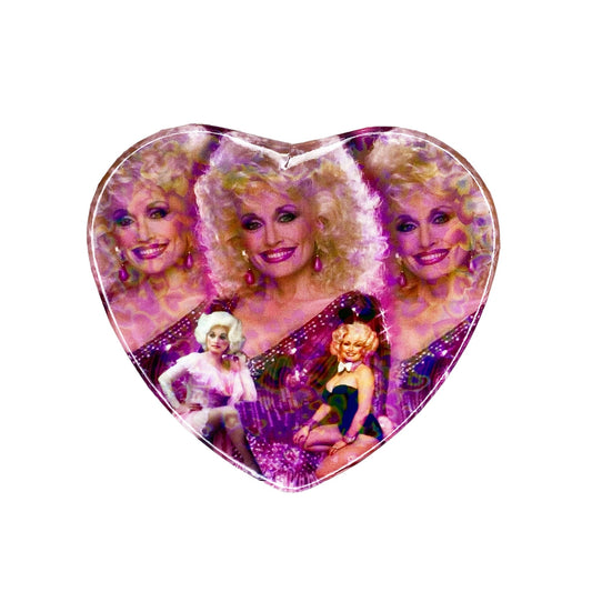 Dolly Heart Button - CHERRYCHOKE