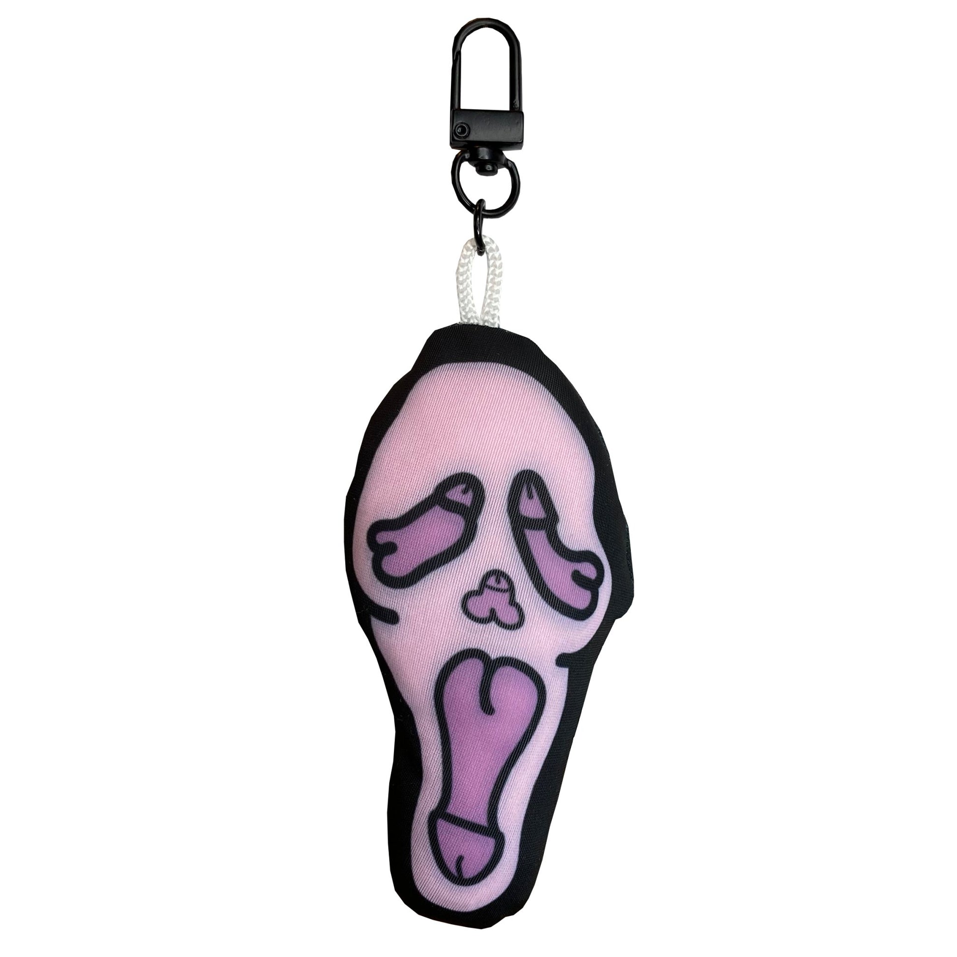 Ghostface Dickface Plush Keychain - CHERRYCHOKE